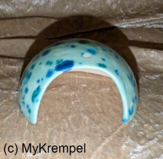 Iglu 10 cm türkis Kristallglasur Robos / Farbmäuse