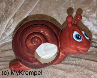 Versteck niedliche Schnecke - braun